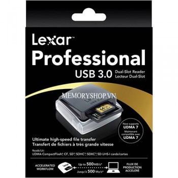 lexar professional usb 3.0 dual slot card reader